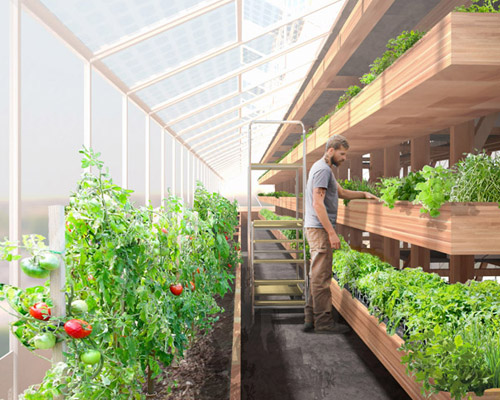 ABF lab guides food farm tower in romainville, france towards the sun