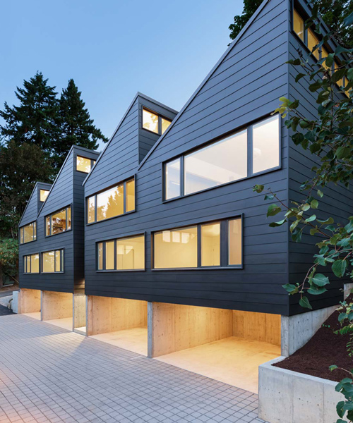 serrated roofline tops waechter architecture's sawtooth homes in oregon