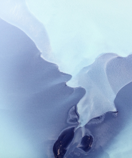 zack seckler documents icelandic coast in aerial abstracts series