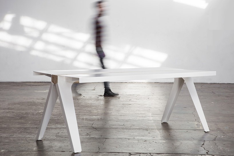 marco de masi volta table officine tamborrino designboom