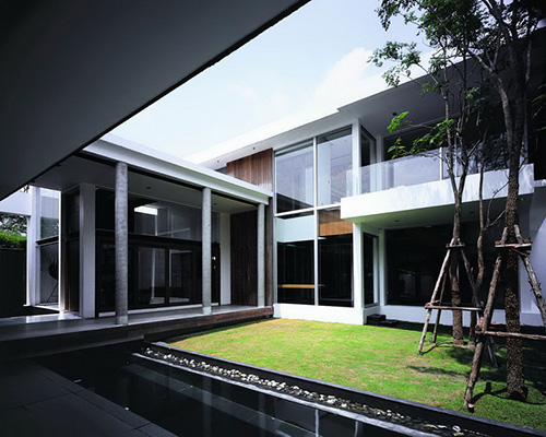 archimontage brings nature to urban bangkok in dindang house