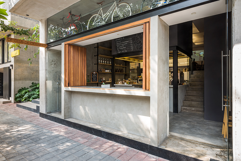 DCPP arquitectos adds a café to distrito fijo cycling club