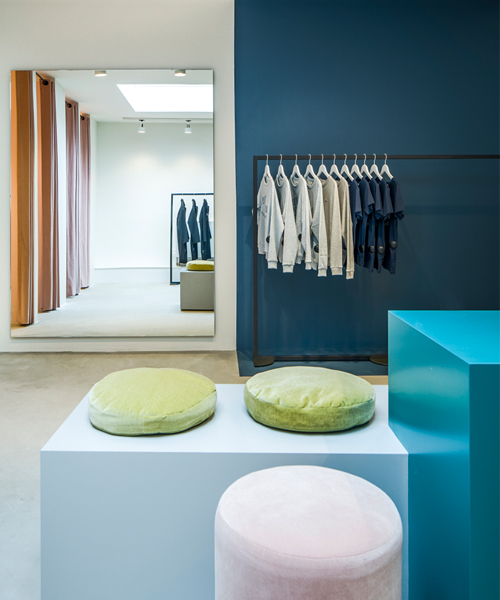framework studio creates an elegant interior for amsterdam clothing store