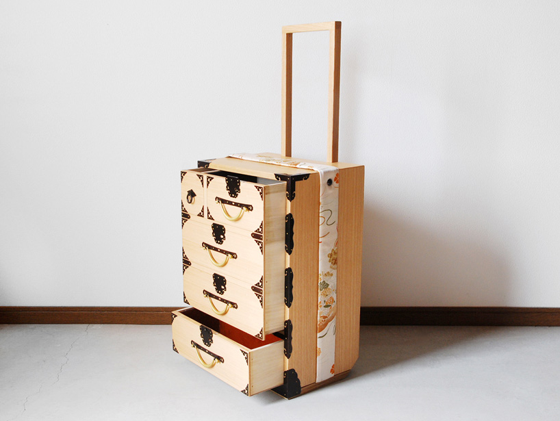 yuukou yamaguchi turns traditional japanese tansu chests into