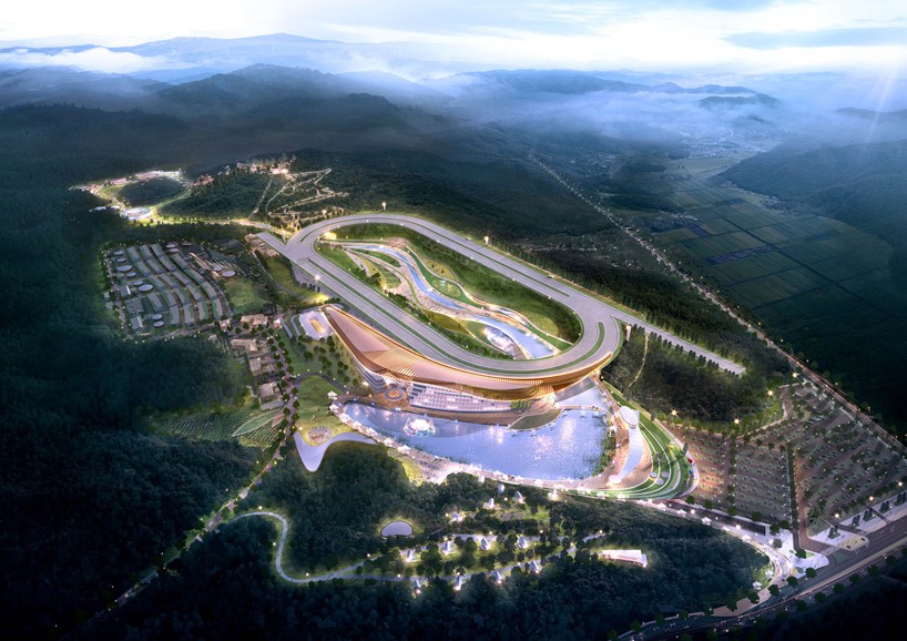 grimshaw wins competition to build racecourse + family park in south korea