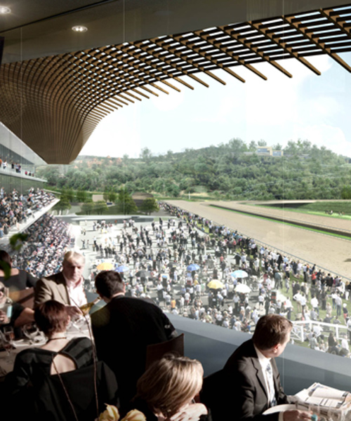 grimshaw wins competition to build racecourse + family park in south korea