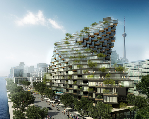 ODA new york pivots bayside apartments to face toronto's lakeshore