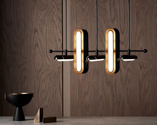 circuit + tassel lamps by apparatus blend contemporary and classic aesthetics