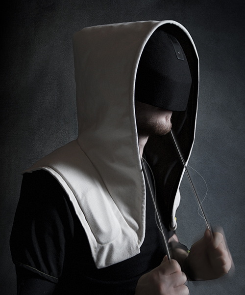 adaptive VR hardware by artefact group includes hood and shoulder cloak