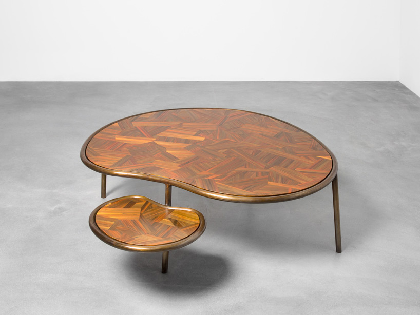 humberto + fernando campana debut animal center table at carpenters workshop gallery