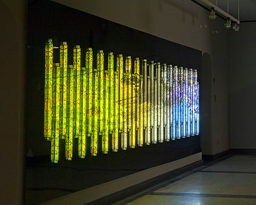 clint baclawski experiments with composition in light emerges installations