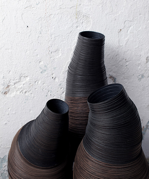 morphological elephant vessels formed by cristian mohaded studio
