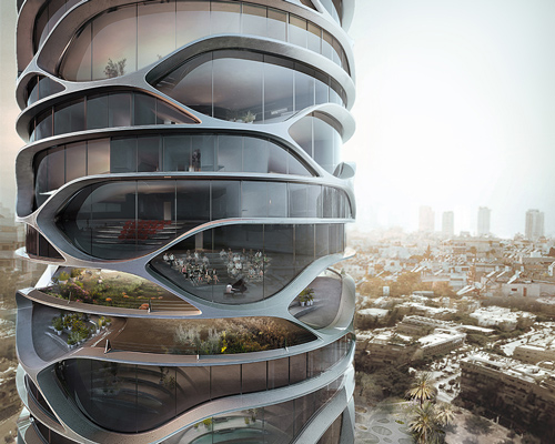 david tajchman conceives topological gran mediterraneo tower for tel aviv