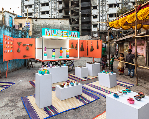 nomadic design museum in dharavi exhibits objects by local makers