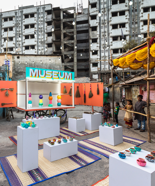 nomadic design museum in dharavi exhibits objects by local makers