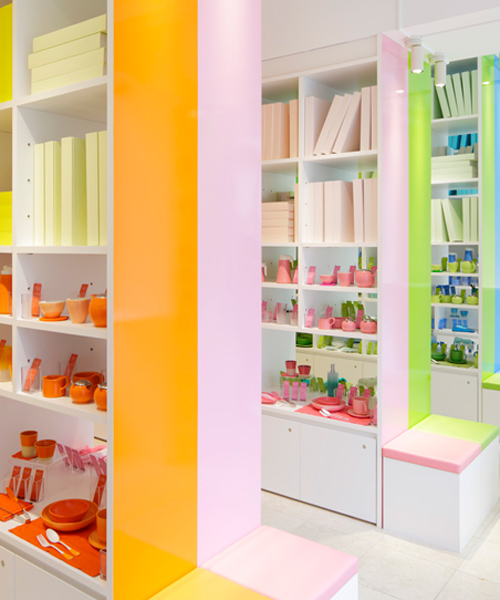 emmanuelle moureaux presents home store in tokyo as a library of colors
