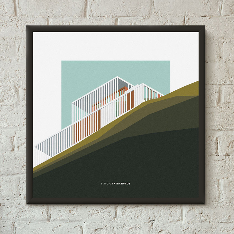 estudio extramuros illustrates 100 days of architecture