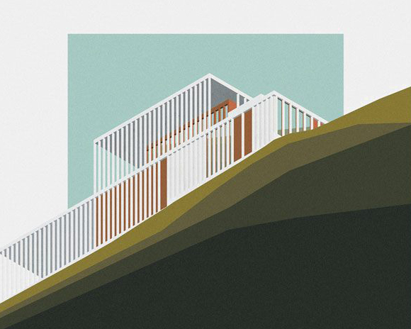 estudio extramuros illustrates 100 days of architecture