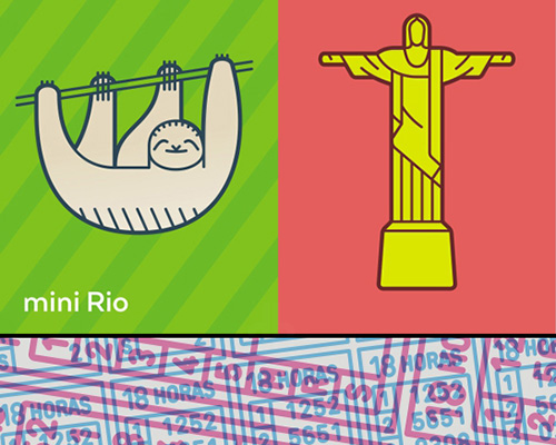 fabio lopez creates 100 pictograms for mini rio tribute project