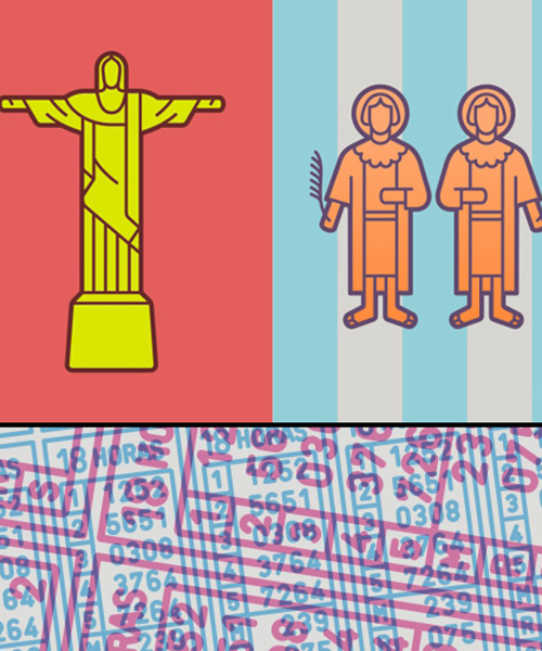 fabio lopez creates 100 pictograms for mini rio tribute project