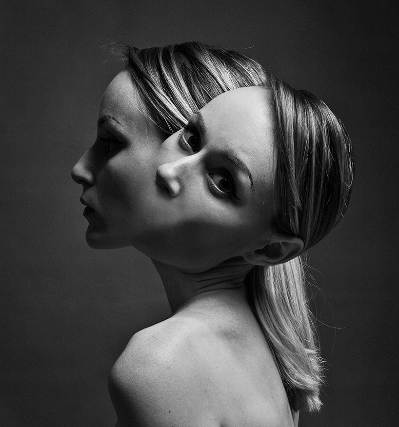 flora borsi abstracts her anatomy to form siamese self-portraits