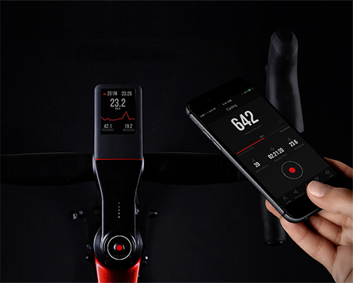 frog + speedX melt smart cycling computer and cable routing into carbon frame