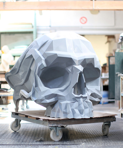a detailed look into HAROW's limited edition skull armchairs