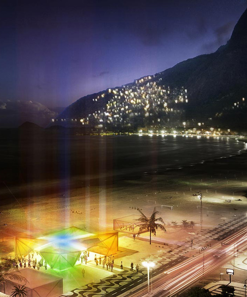 henning larsen architects plans tented pavilion for rio's 2016 olympic games