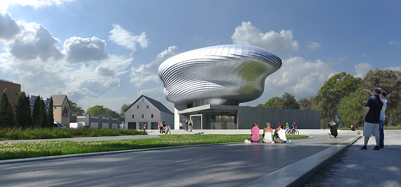 coop himmelb(l)au's 'house of bread' to rise in northern austria