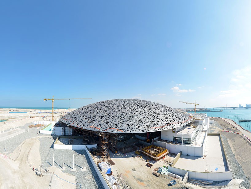 construction of jean nouvel's louvre abu dhabi well underway