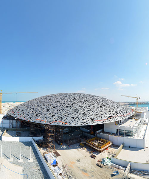 construction of jean nouvel's louvre abu dhabi well underway