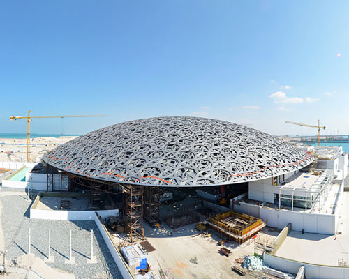 construction of jean nouvel's louvre abu dhabi well underway