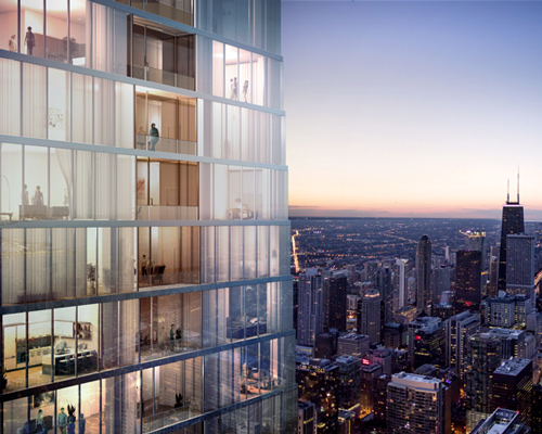 studio gang to establish luxury living in chicago with 95-storey vista tower