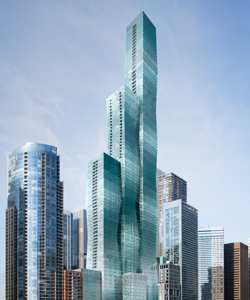 studio gang to establish luxury living in chicago with 95-storey vista tower
