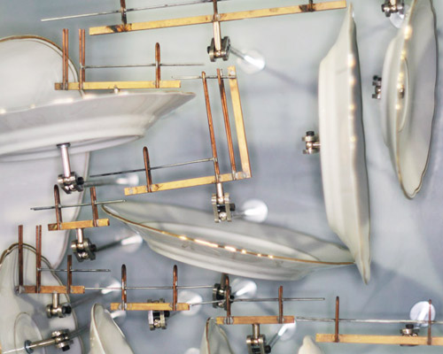 jelle mastenbroek's 'splendour lender' cupboard stands as a porcelain jukebox