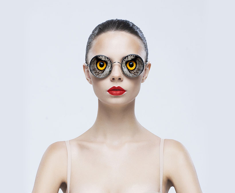 jyo john mulloor's custom made glasses give wearers the eyes of an animal