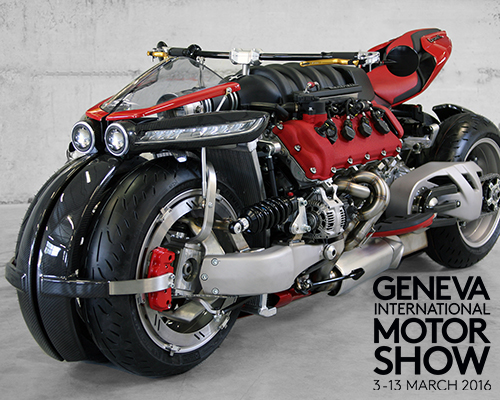 lazareth assembles carbon fiber LM-847 motorcycle around maserati V8 engine