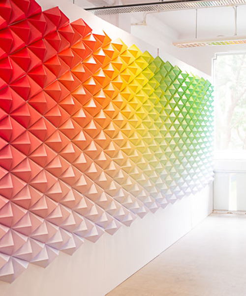 monocoque brings colors into the third dimension in chromaticity installation