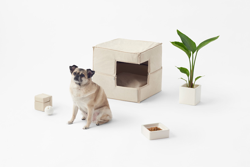 nendo's cubic pet goods emphasize compatibility and functionality for the contemporary home