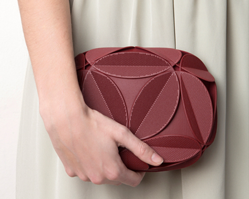 odo fioravanti 3D prints clutches that explore icosahedral structures