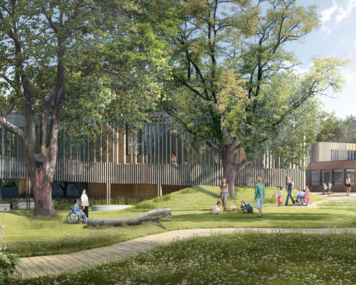 pH+ architects plans xylophone building in london for children with cerebral palsy
