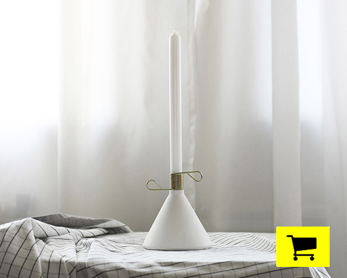 new on the designboom shop: conic candleholder by puik art