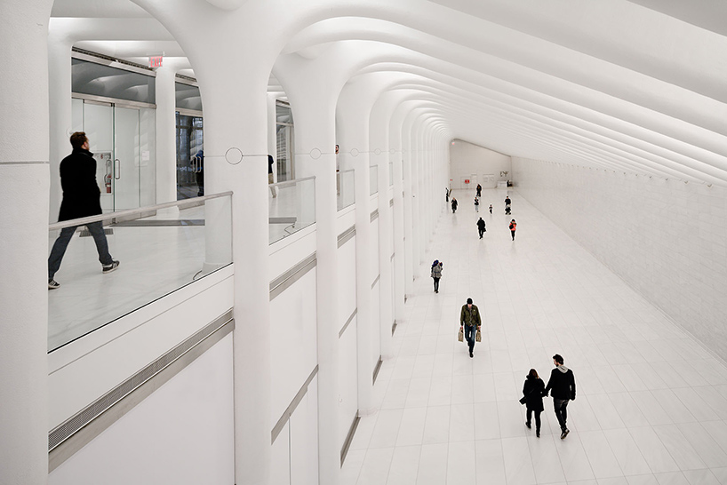 santiago calatrava WTC transportation hub manhattan designboom