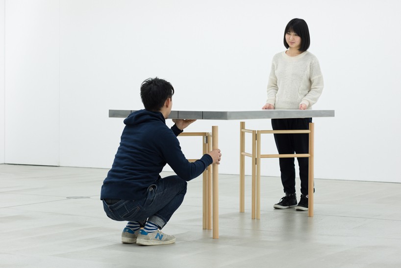 schemata architects sponge table designboom