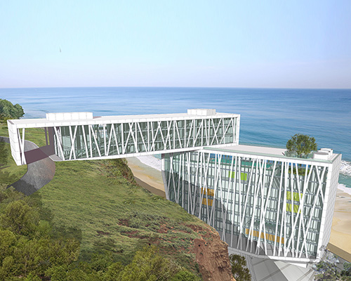 studio lawrence kim frames ocean views in hotel O concept