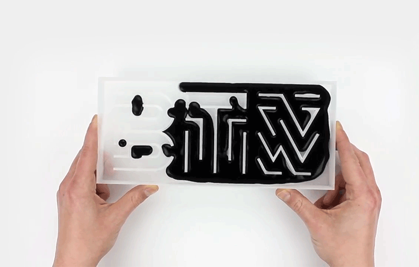 thomas wirtz tests physical phenomena on 3D-printed typeface