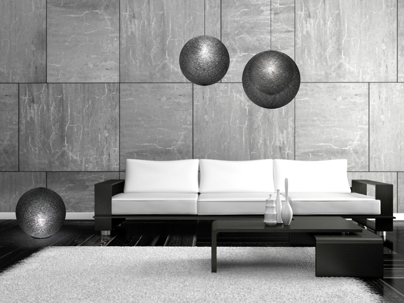toyo ito's mayuhana ma black lamps for yamagiwa are hand made cocoons of spun thread