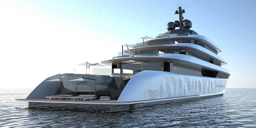 Van Geest Design's 459-Foot Megayacht Concept Was Inspired by