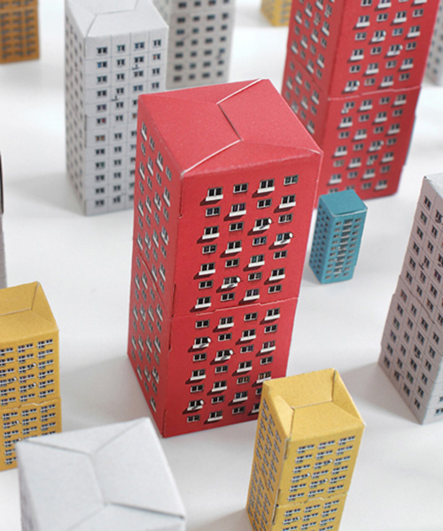 blokoshka modernist architectural matryoshka blocks by zupagrafika