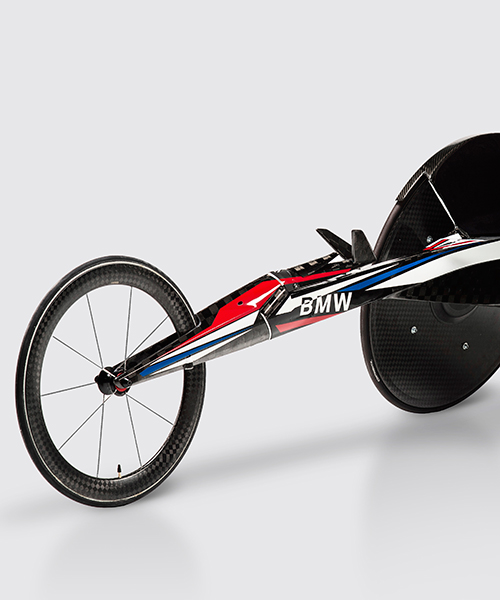 BMW’s designworks division streamlines rio 2016 US paralympic team racing wheelchairs